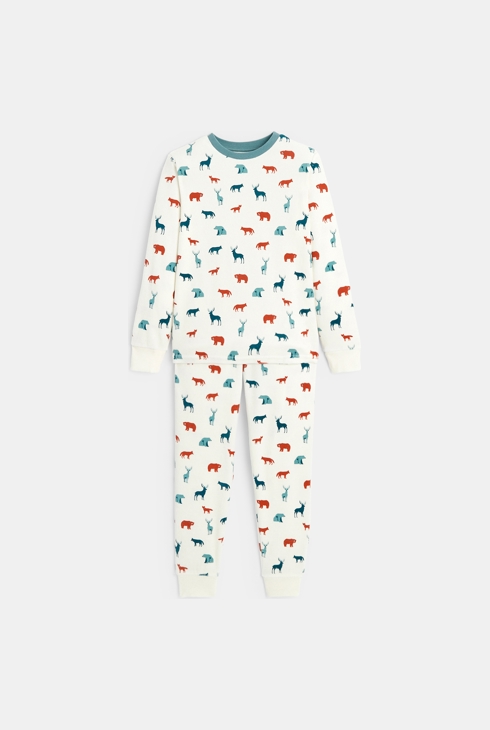 Pyjama 2 pièces en velours imprimé garçon 2