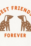 T-shirt best friends forever jaune fille 2