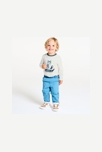T-shirt coton automne blanc bébé garçon 5