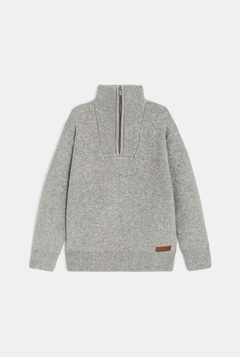 Fantovski siv tovornjakarski pulover 1