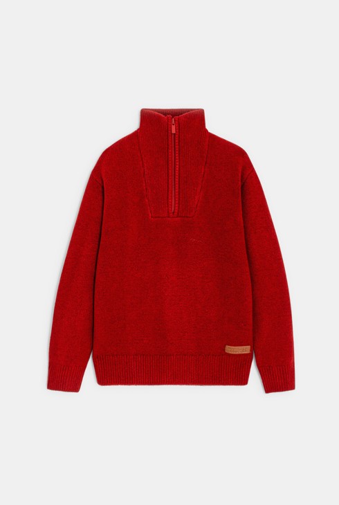 Fantovski rdeč tovornjakarski pulover 1