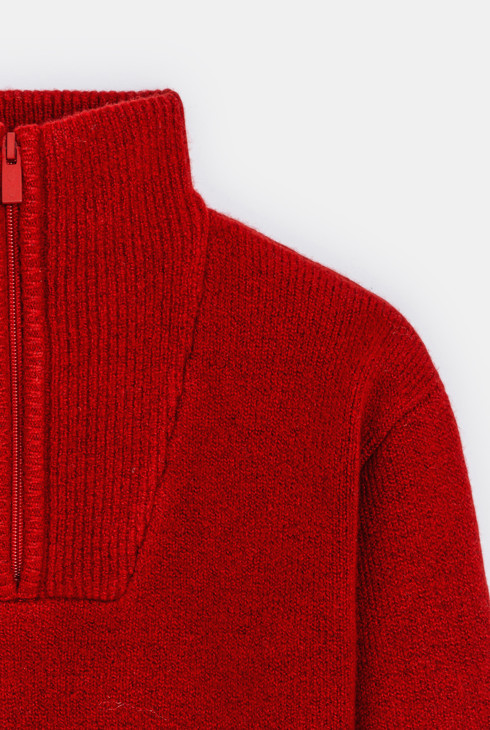 Fantovski rdeč tovornjakarski pulover 2