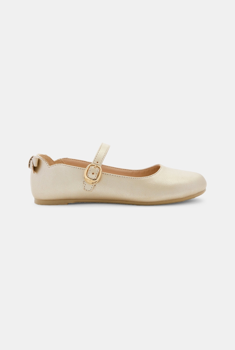 Ballerines chics irisées jaune fille 1