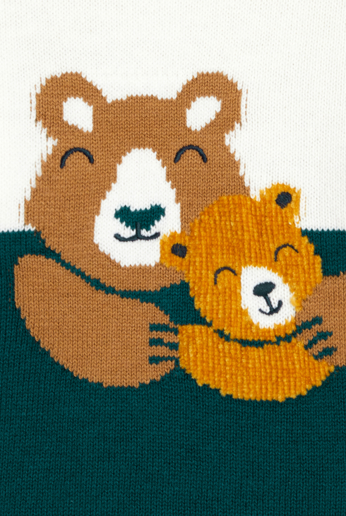 Baby-Strickpullover Bär, Jungen 2
