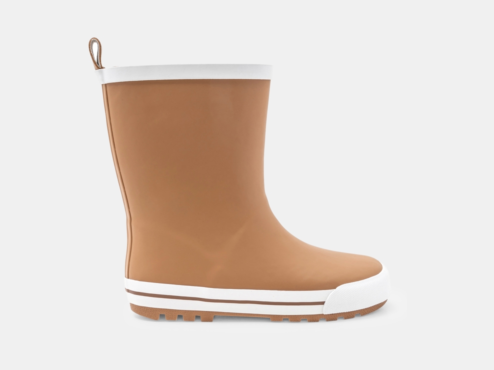 Gefütterte Regenstiefel braun Jungen 1