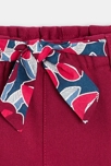 Short voor babymeisjes met roze gebloemde tailleband 2