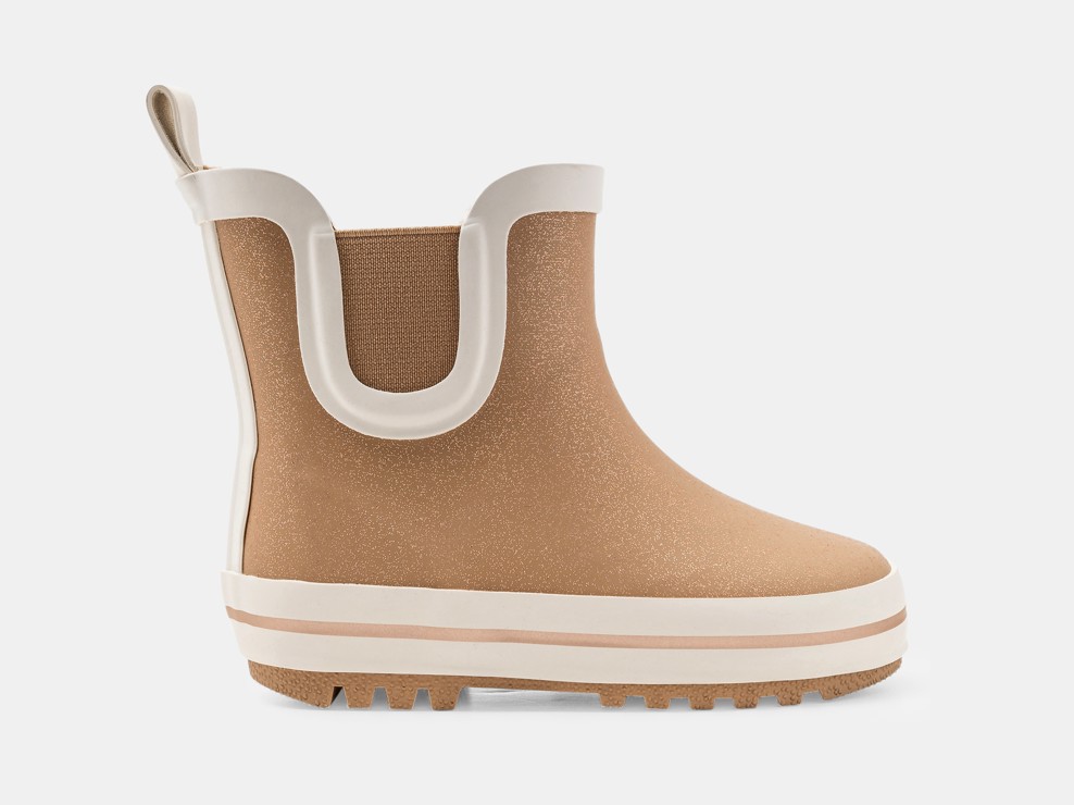 Gevoerde regenlaarzen voor babymeisjes 1