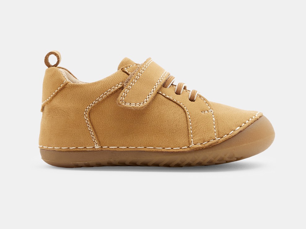 Bottines premiers pas beige naissance 1