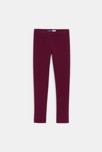 Leggings en molleton irisé violet Fille