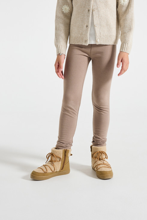 Leggings en molleton irisé Fille 2