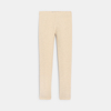 Leggings en molleton irisé beige Fille