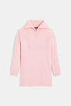 Robe-pull col camionneur rose Fille