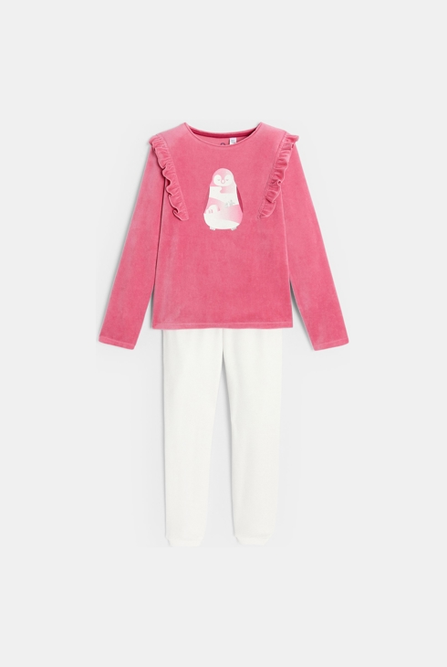 Pyjama 2 pièces en velours 1