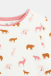 Pyjama en velours imprimé rose fille 3