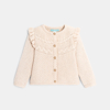 Gilet maille tricot torsadée