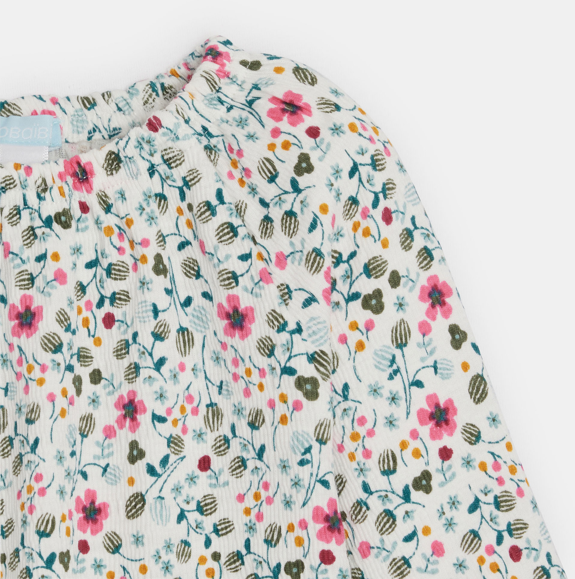 Dekliška bluza iz potiskanega bombaža seersucker za dojenčke 2