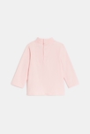 T-shirt col roulé animaux rose bébé fille 4
