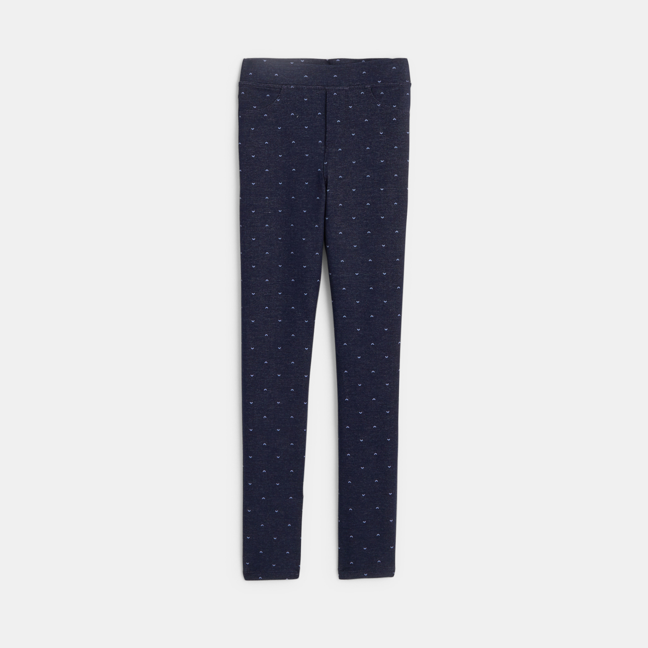 Jegging imprimé bleu fille - Imprimé bleu