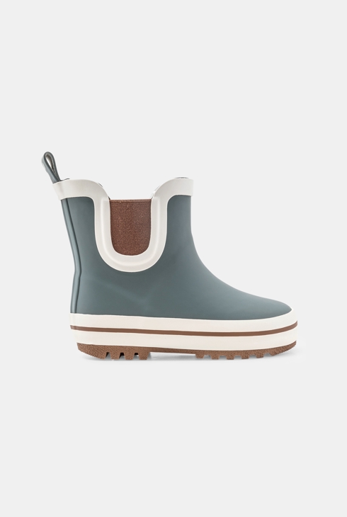 Botas de lluvia cortas forradas azul bebé niño 1