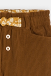 Pantalon velours côtelé marron bébé fille 3
