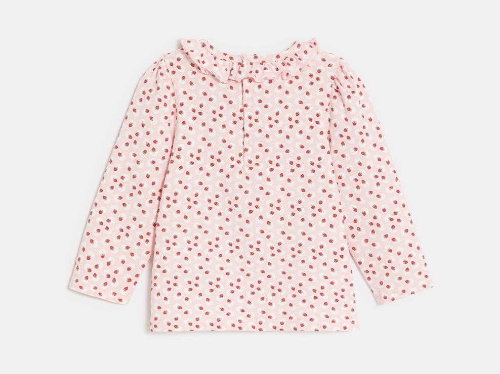 Blouse coton fleuri bébé fille 2