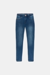 Jean 5 poches skinny bleu garçon