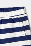 Short en molleton de coton bio bleu mixte Absorba 2
