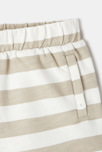 Short en molleton de coton bio beige mixte Absorba 2