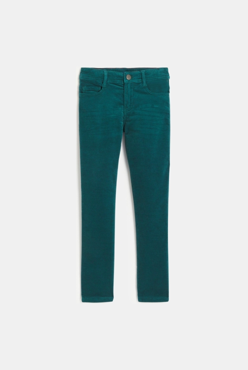 Zelene žametne ozke hlače 1