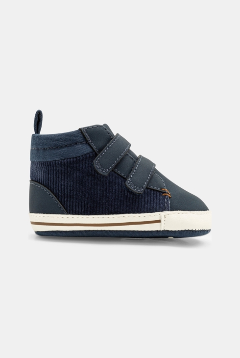 Chaussure montante matelassée bleu bébé garçon