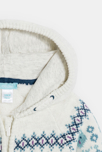 Gilet zippé en maille jacquard doublée polaire bébé garçon 4