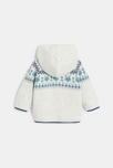 Gilet zippé en maille jacquard doublée polaire bébé garçon 5
