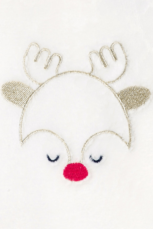 Topla žametna pižama z motivom jelena 2