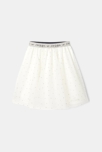 Jupon en tulle à pois brillants