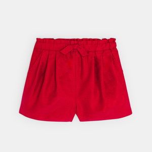 Schicke irisierende Shorts in Rot für Mädchen 1