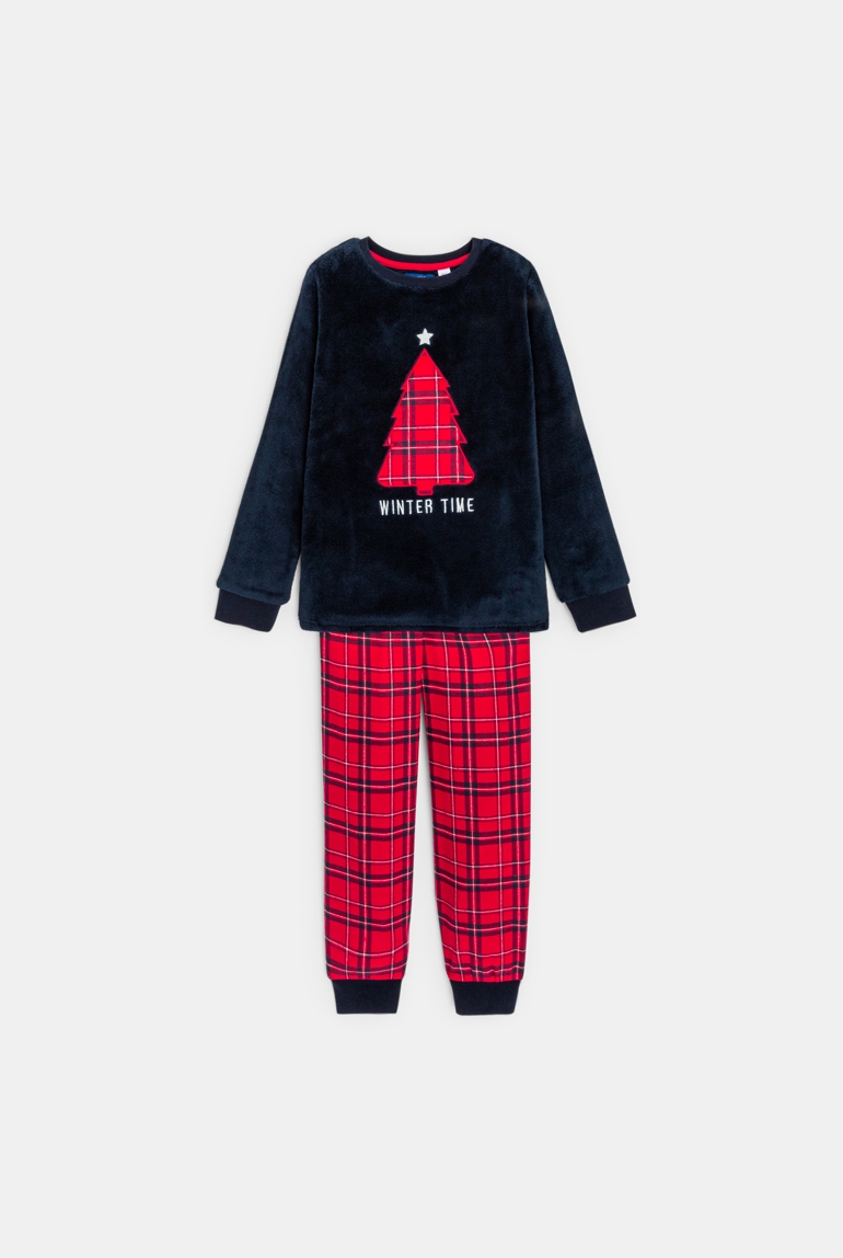 Pijama de Navidad rojo niño 1