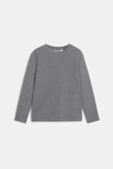 T-shirt manches longues thermorégulant gris Garçon