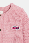 Cardigan col rond rose fille Chipie 2