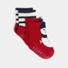 Chaussettes bouclette antidérapantes bébé fille (lot de 2)