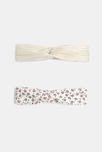 Headband jaune bébé fille (lot de 2)