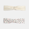 Headband jaune bébé fille (lot de 2)