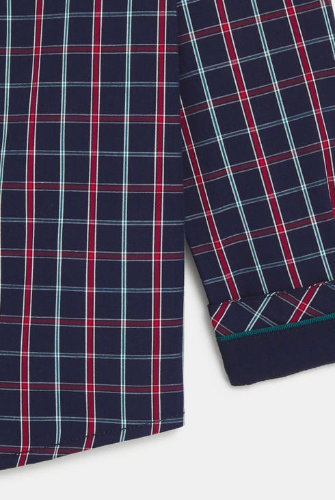 Chemise à carreaux + nœud papillon Garçon