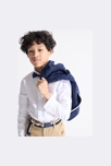 Camisa blanca y pajarita para niño 4