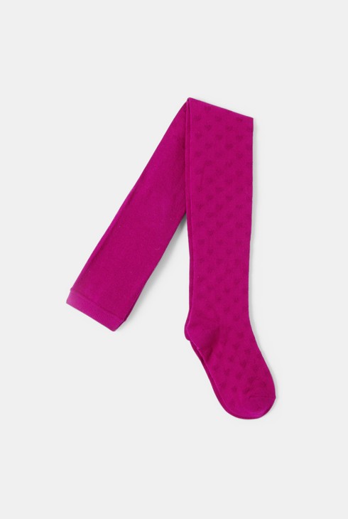 Collants fuchsia fille 1