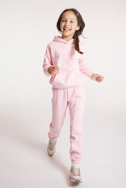 Weiches Kapuzen-Sweatshirt in Rosa für Mädchen 2