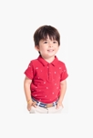 Chemise imprimée coton rouge bébé garçon 4