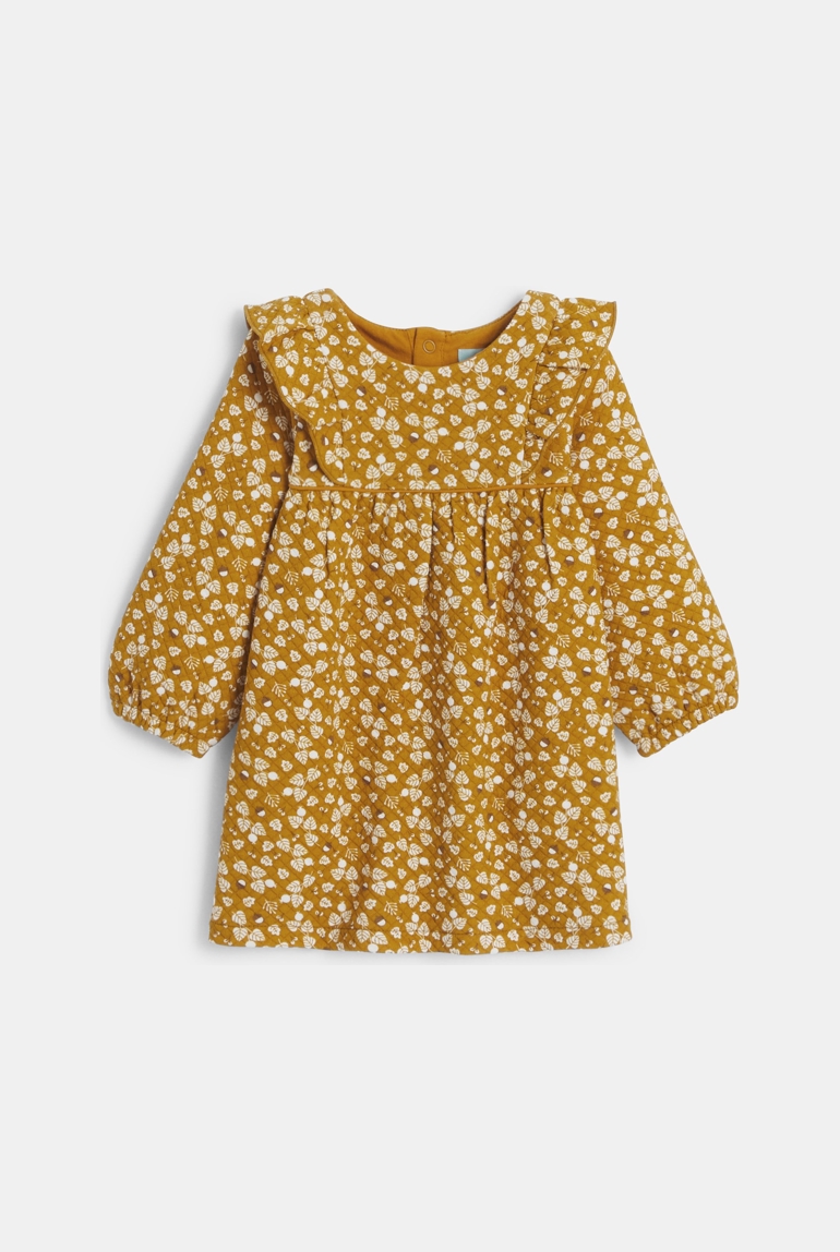 Robe matelassée fleurie bébé fille 1