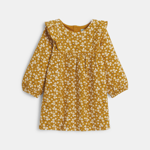 Robe matelassée fleurie bébé fille 1