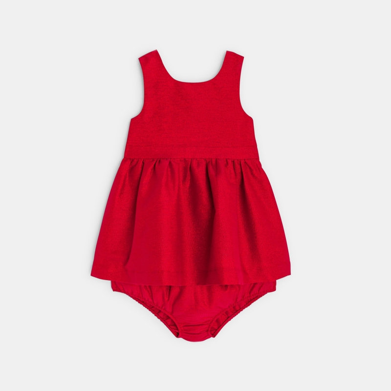 OBAIBI - Robe chic coton lin brillant bébé fille - Fille -