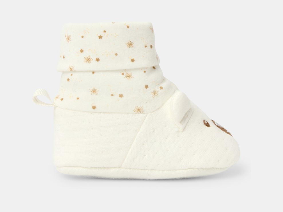 Chaussons chaussettes ourson bébé fille 1